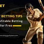 cricket bet free tips